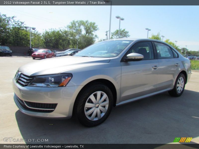 Tungsten Silver Metallic / Titan Black 2012 Volkswagen Passat 2.5L S