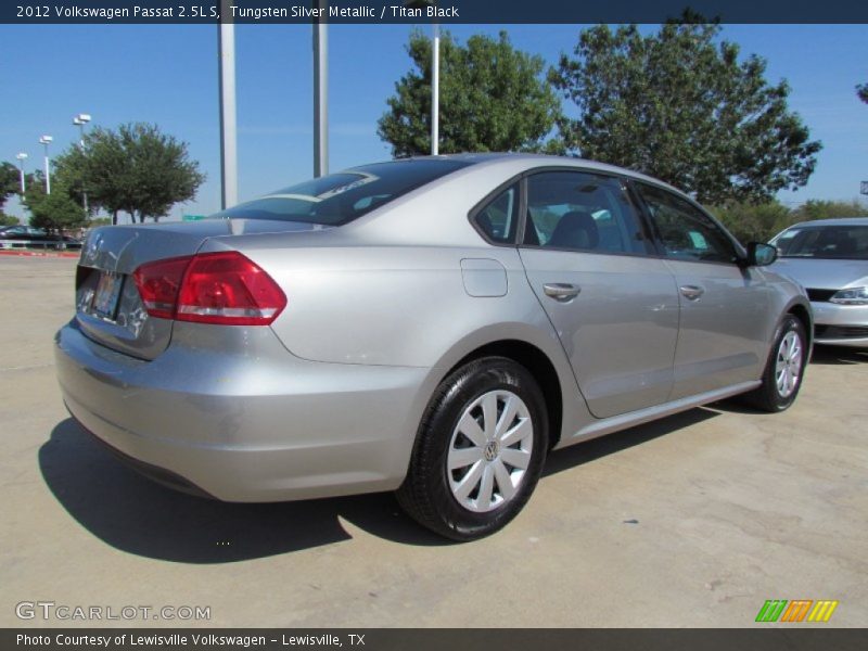 Tungsten Silver Metallic / Titan Black 2012 Volkswagen Passat 2.5L S