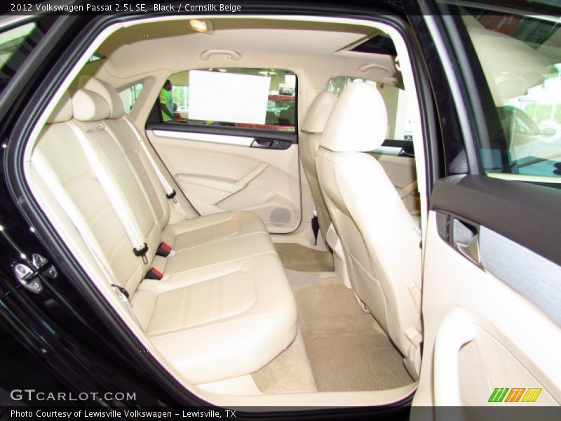 Black / Cornsilk Beige 2012 Volkswagen Passat 2.5L SE