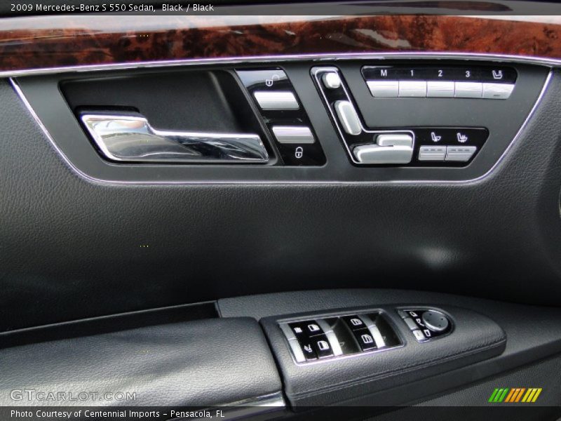 Black / Black 2009 Mercedes-Benz S 550 Sedan