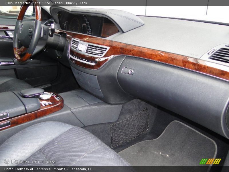Black / Black 2009 Mercedes-Benz S 550 Sedan