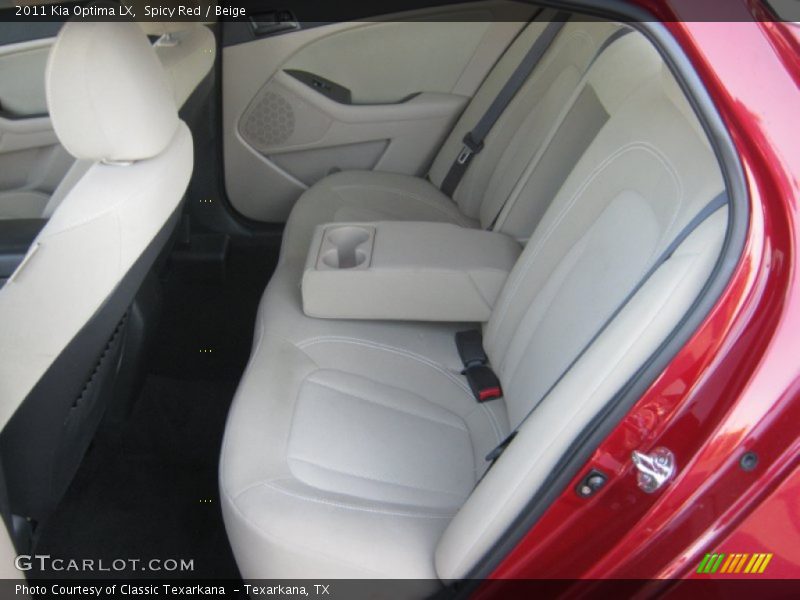 Spicy Red / Beige 2011 Kia Optima LX