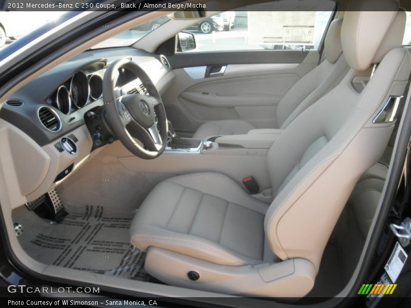  2012 C 250 Coupe Almond Beige/Mocha Interior