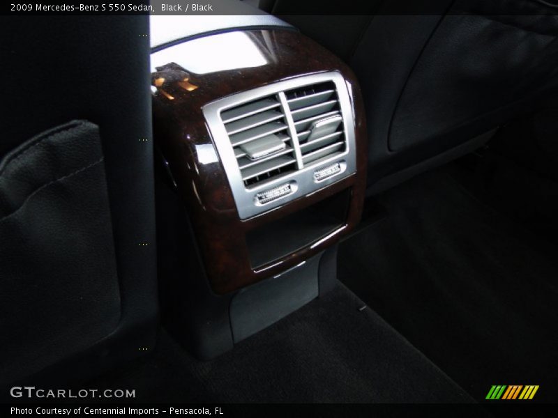 Black / Black 2009 Mercedes-Benz S 550 Sedan