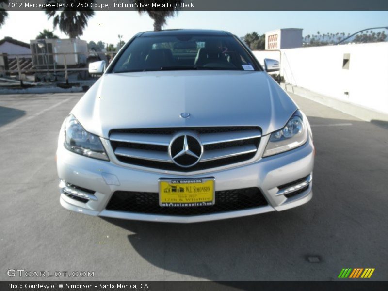 Iridium Silver Metallic / Black 2012 Mercedes-Benz C 250 Coupe