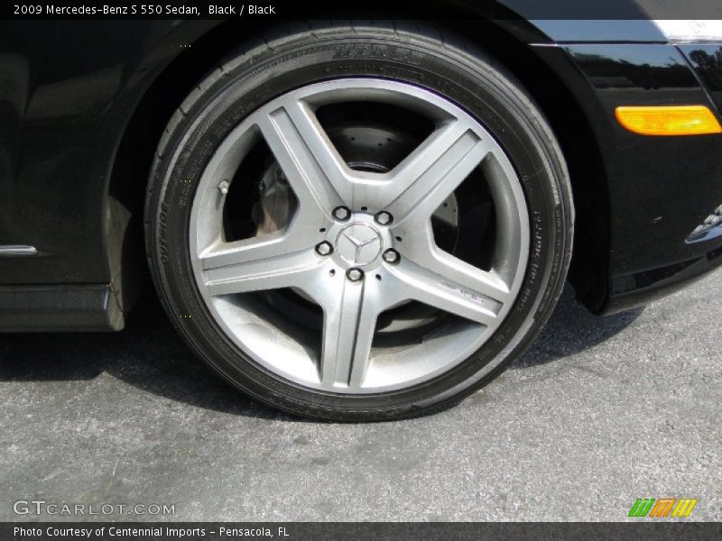 Black / Black 2009 Mercedes-Benz S 550 Sedan