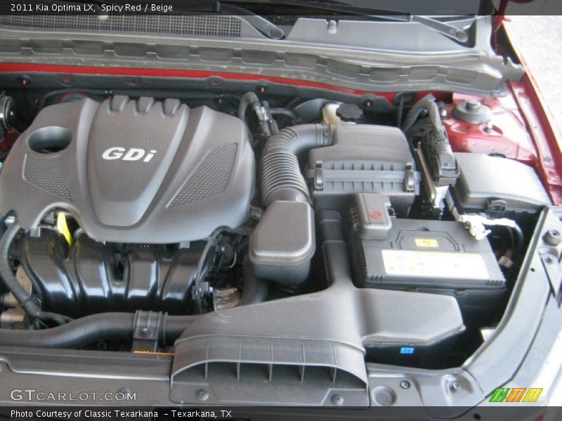 Spicy Red / Beige 2011 Kia Optima LX