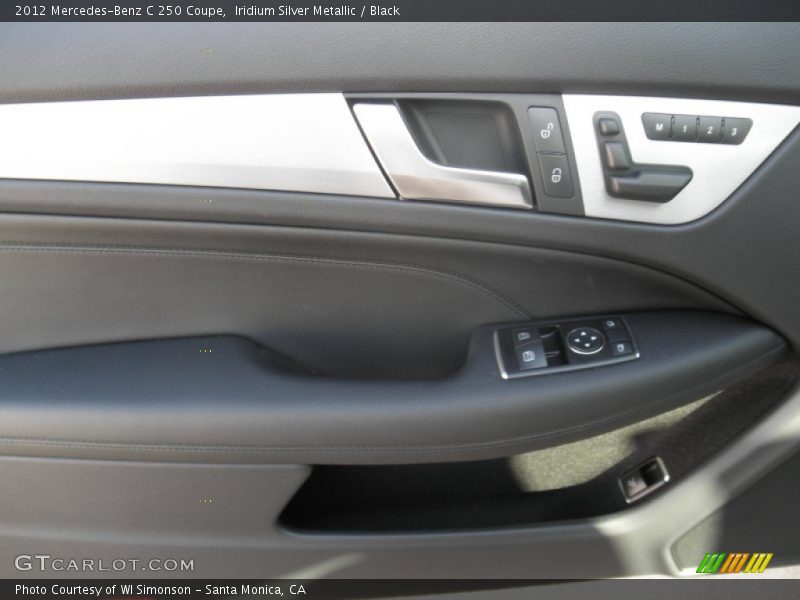 Iridium Silver Metallic / Black 2012 Mercedes-Benz C 250 Coupe