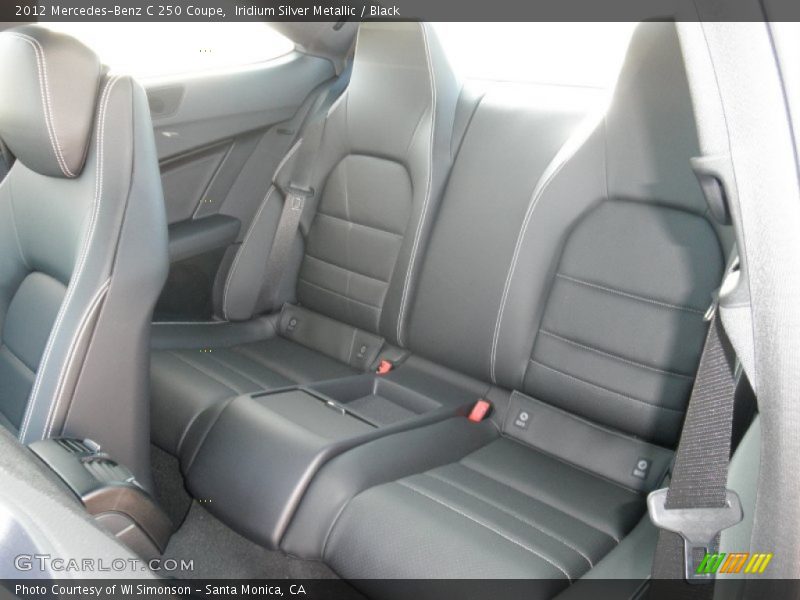 Iridium Silver Metallic / Black 2012 Mercedes-Benz C 250 Coupe