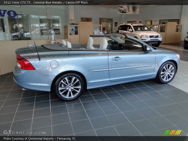 Celestial Blue Metallic / Calcite/Off Black 2012 Volvo C70 T5