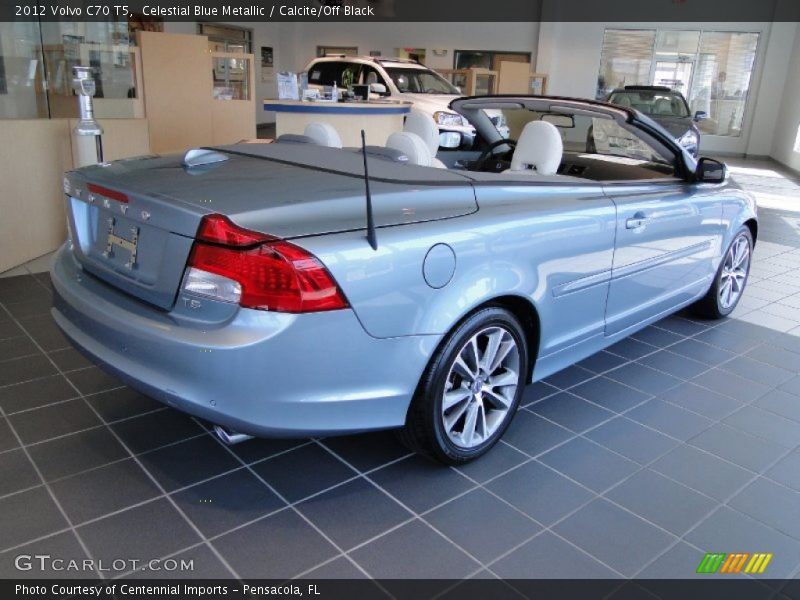 Celestial Blue Metallic / Calcite/Off Black 2012 Volvo C70 T5
