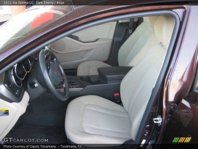 Dark Cherry / Beige 2011 Kia Optima LX