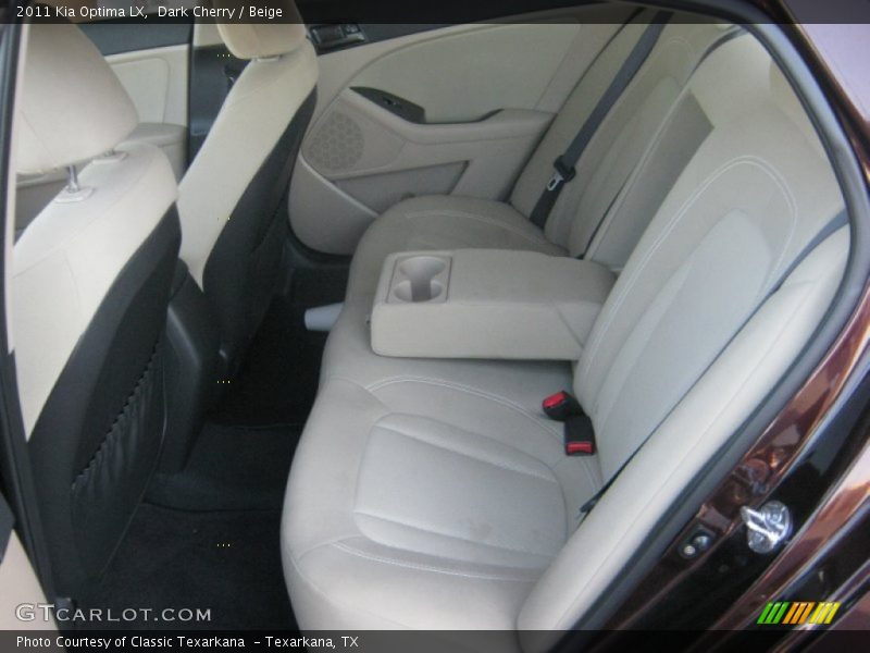 Dark Cherry / Beige 2011 Kia Optima LX