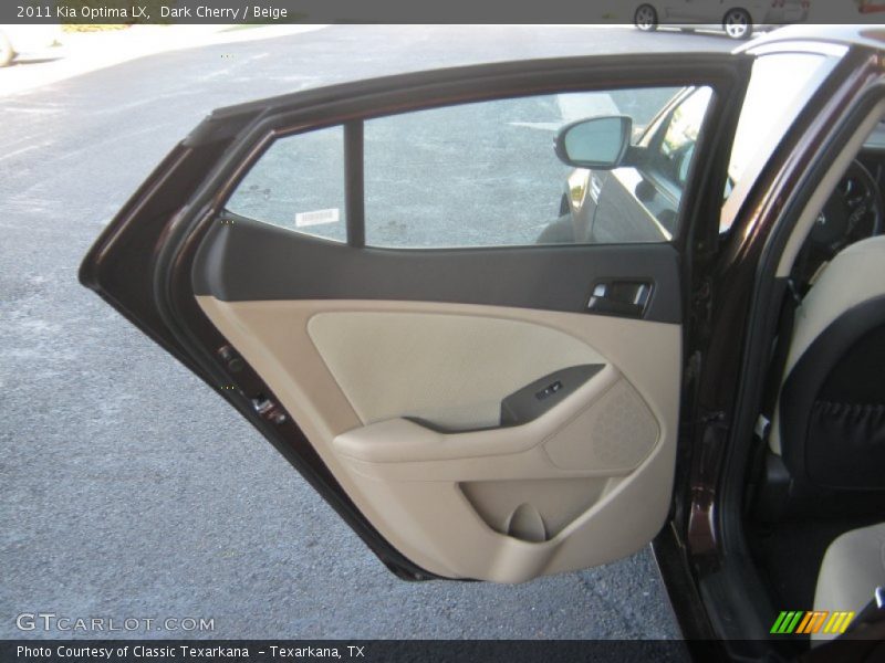 Dark Cherry / Beige 2011 Kia Optima LX