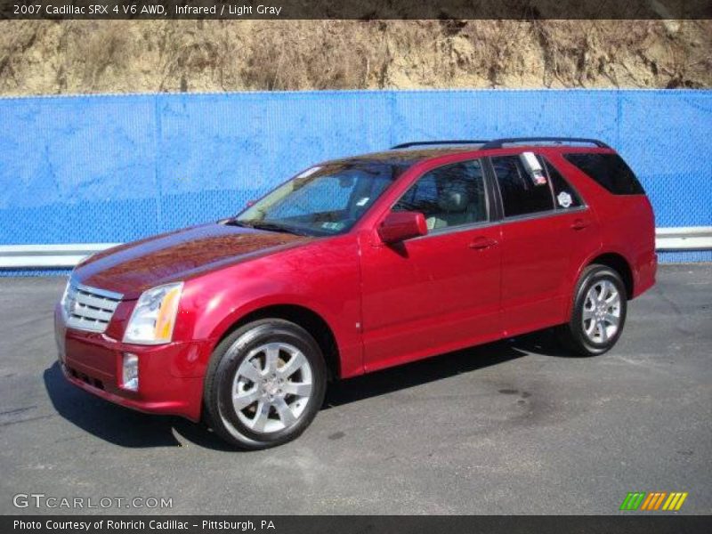 Infrared / Light Gray 2007 Cadillac SRX 4 V6 AWD