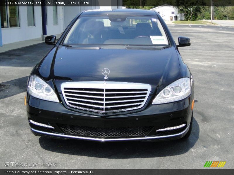 Black / Black 2012 Mercedes-Benz S 550 Sedan