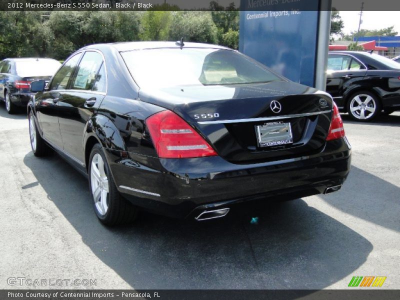Black / Black 2012 Mercedes-Benz S 550 Sedan