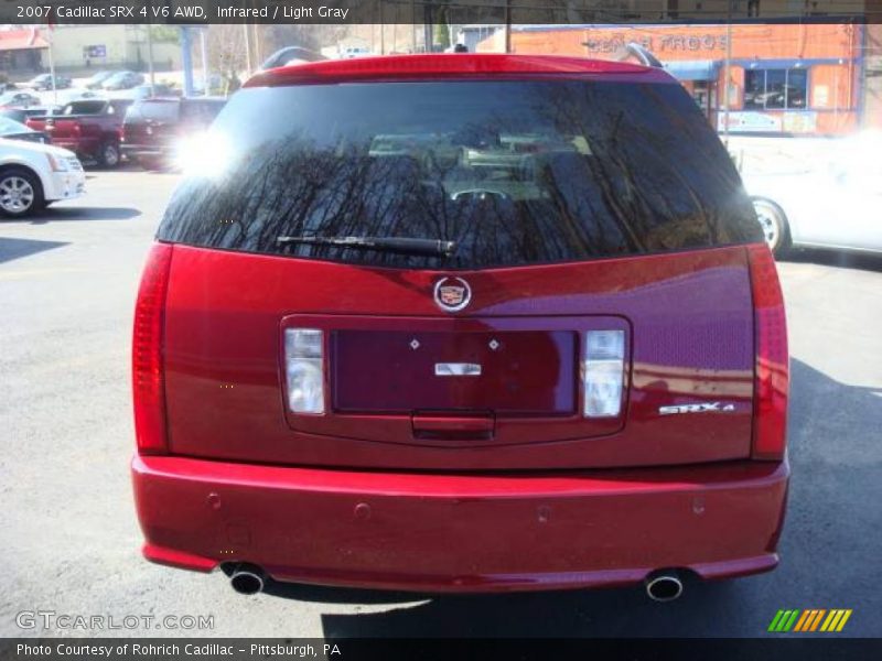 Infrared / Light Gray 2007 Cadillac SRX 4 V6 AWD