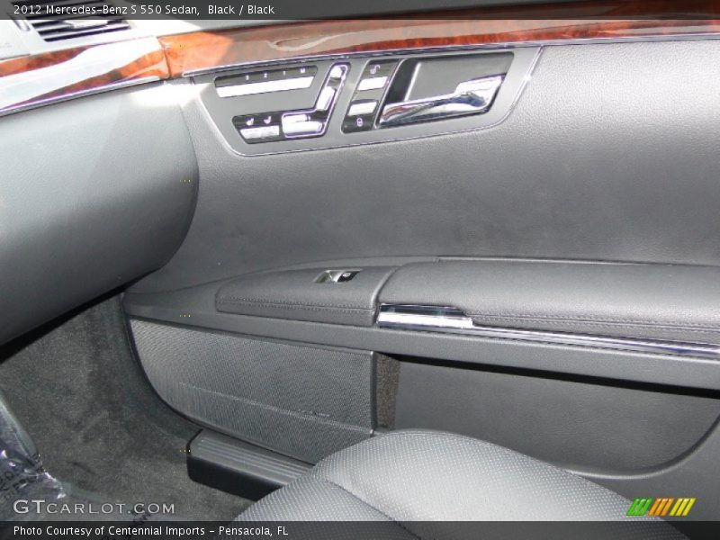 Black / Black 2012 Mercedes-Benz S 550 Sedan