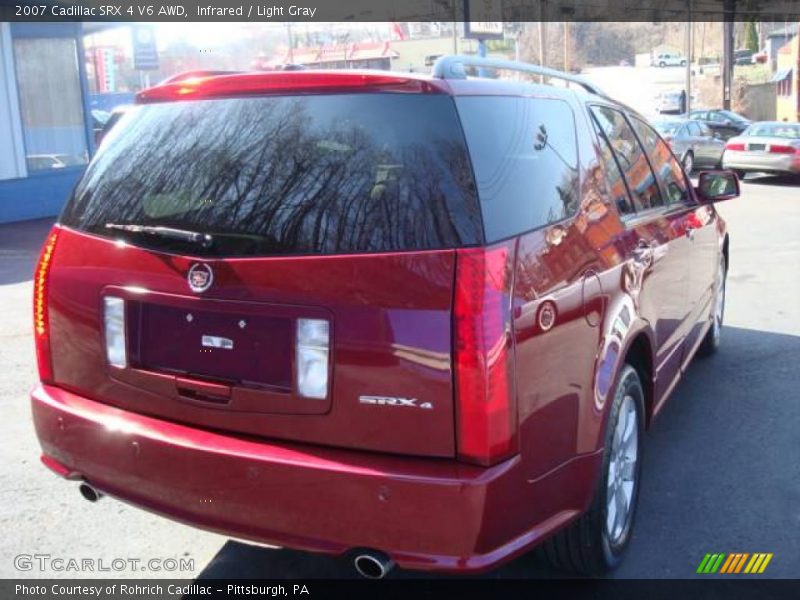 Infrared / Light Gray 2007 Cadillac SRX 4 V6 AWD