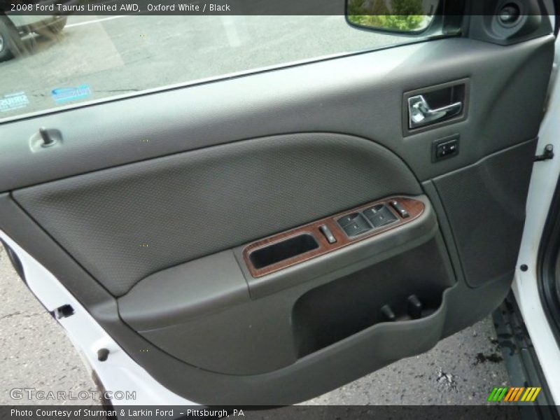 Oxford White / Black 2008 Ford Taurus Limited AWD