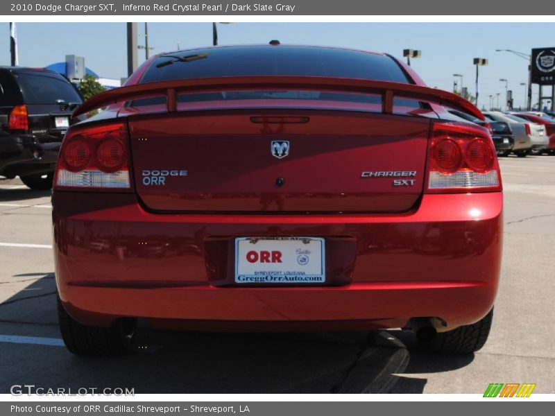 Inferno Red Crystal Pearl / Dark Slate Gray 2010 Dodge Charger SXT