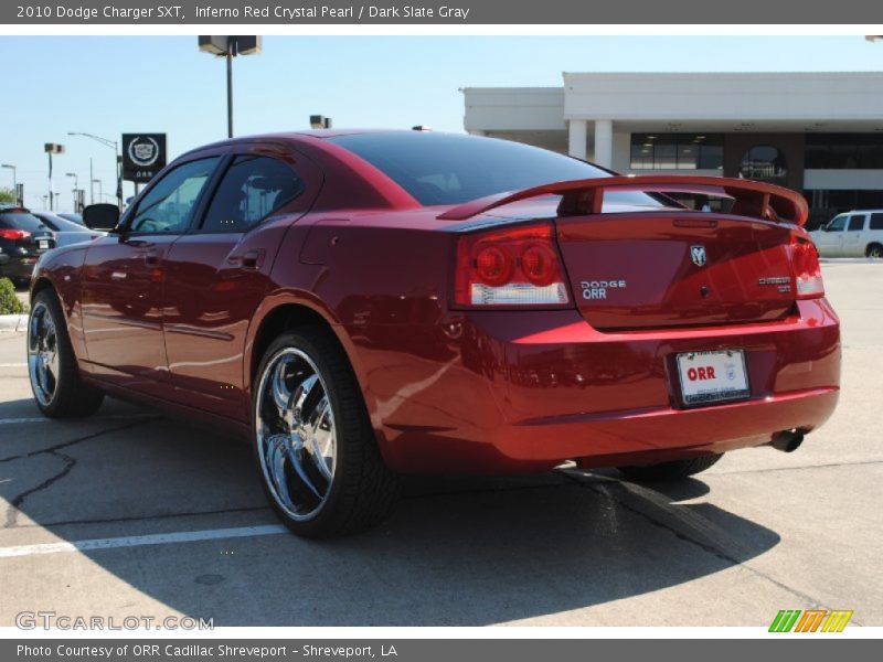 Inferno Red Crystal Pearl / Dark Slate Gray 2010 Dodge Charger SXT
