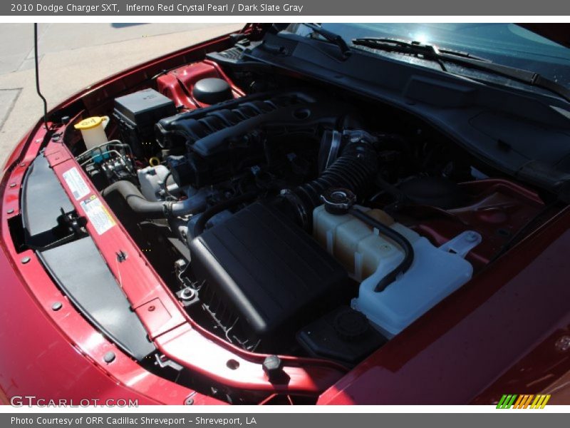 Inferno Red Crystal Pearl / Dark Slate Gray 2010 Dodge Charger SXT