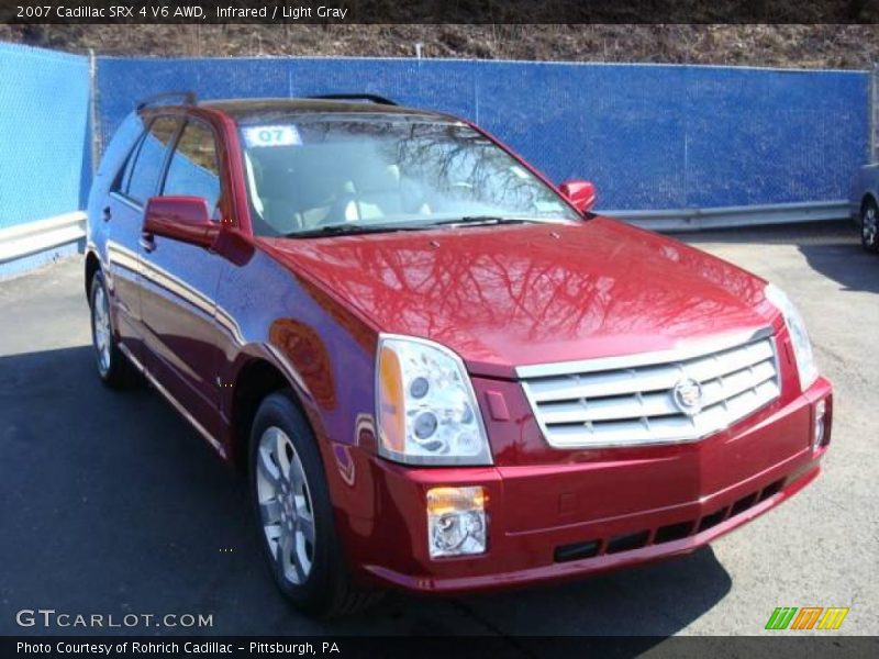 Infrared / Light Gray 2007 Cadillac SRX 4 V6 AWD