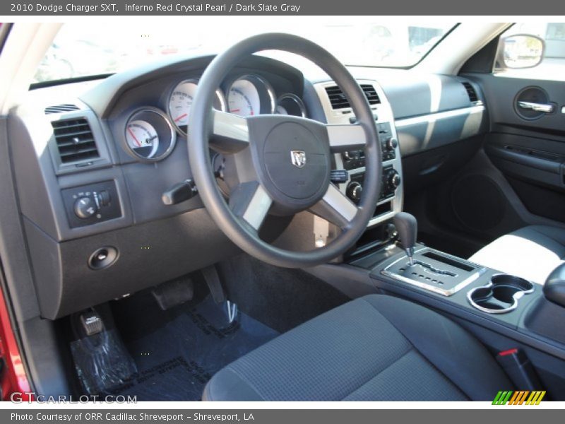 Inferno Red Crystal Pearl / Dark Slate Gray 2010 Dodge Charger SXT