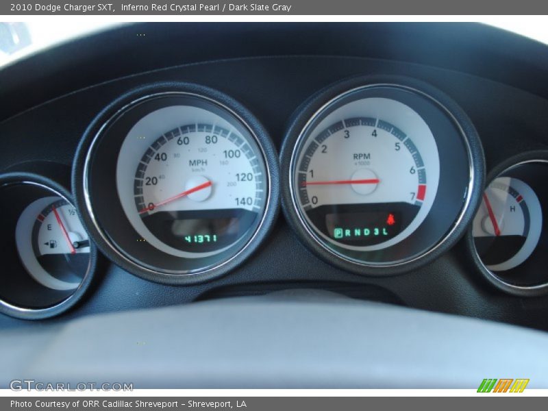 Inferno Red Crystal Pearl / Dark Slate Gray 2010 Dodge Charger SXT