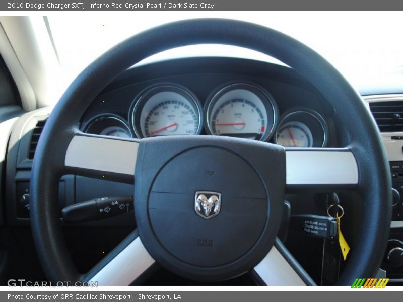 Inferno Red Crystal Pearl / Dark Slate Gray 2010 Dodge Charger SXT
