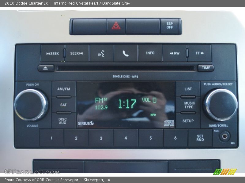 Inferno Red Crystal Pearl / Dark Slate Gray 2010 Dodge Charger SXT