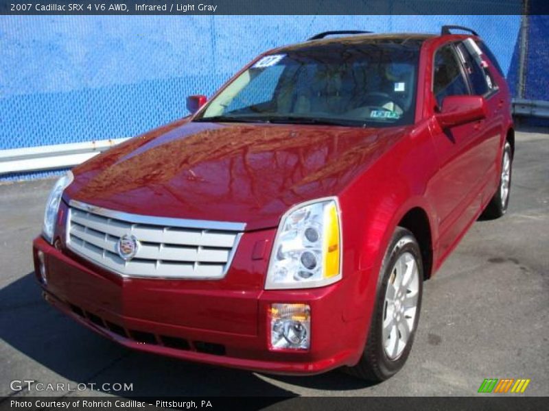 Infrared / Light Gray 2007 Cadillac SRX 4 V6 AWD