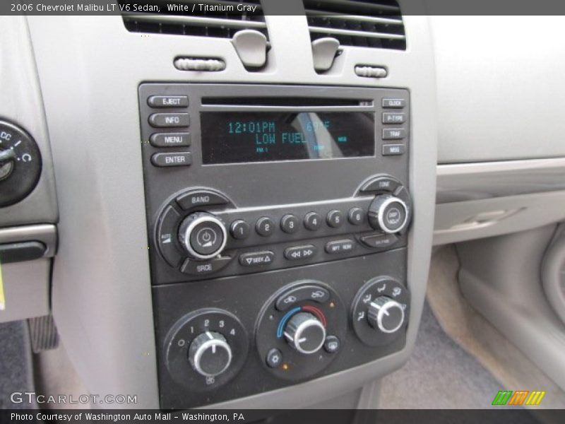 White / Titanium Gray 2006 Chevrolet Malibu LT V6 Sedan
