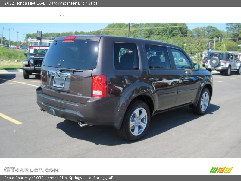  2012 Pilot EX-L Dark Amber Metallic