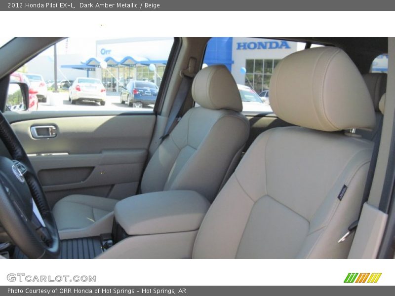  2012 Pilot EX-L Beige Interior