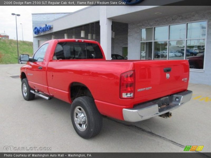 Flame Red / Medium Slate Gray 2006 Dodge Ram 2500 SLT Regular Cab 4x4