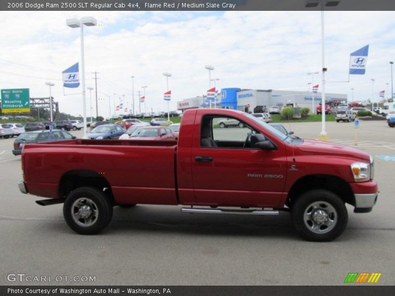 Flame Red / Medium Slate Gray 2006 Dodge Ram 2500 SLT Regular Cab 4x4