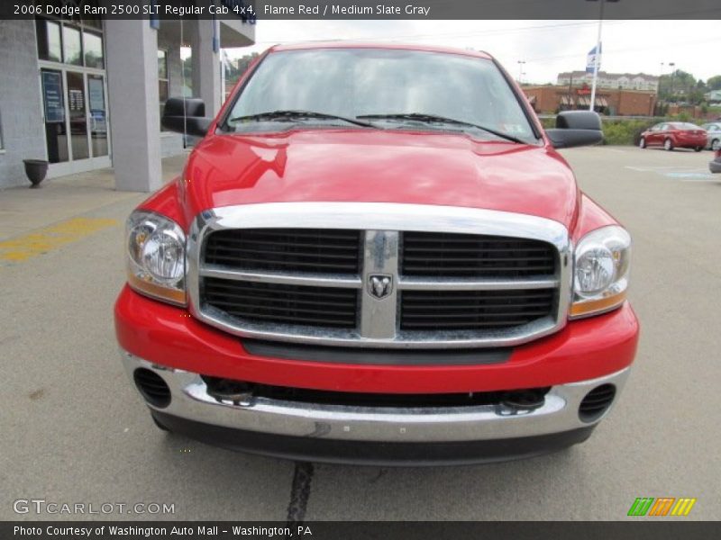 Flame Red / Medium Slate Gray 2006 Dodge Ram 2500 SLT Regular Cab 4x4