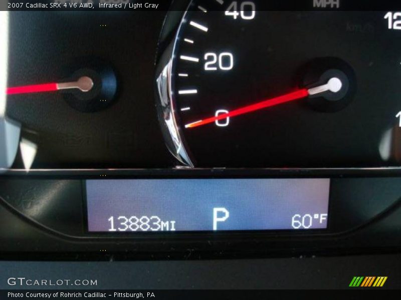 Infrared / Light Gray 2007 Cadillac SRX 4 V6 AWD