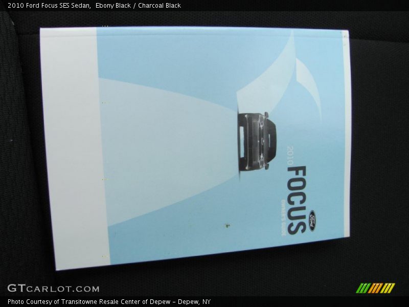 Ebony Black / Charcoal Black 2010 Ford Focus SES Sedan