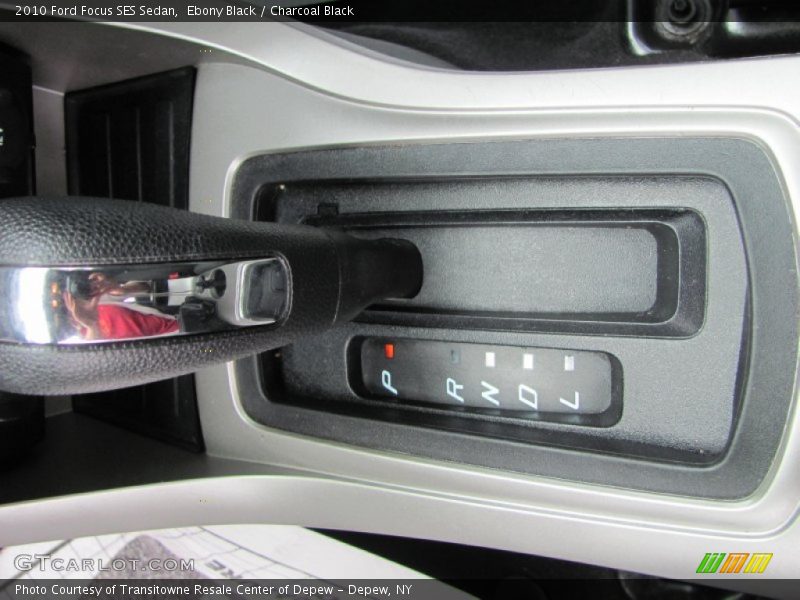 Ebony Black / Charcoal Black 2010 Ford Focus SES Sedan