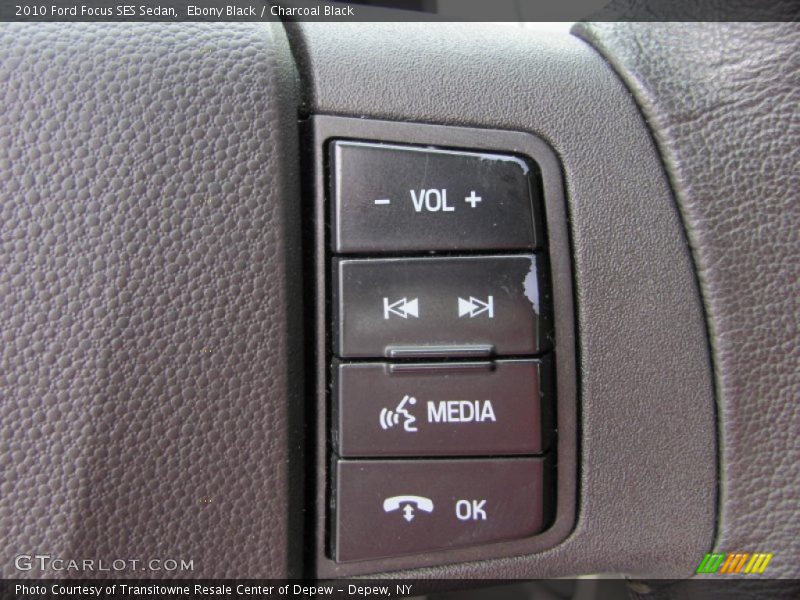 Ebony Black / Charcoal Black 2010 Ford Focus SES Sedan