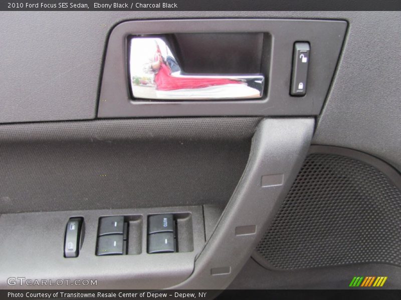 Ebony Black / Charcoal Black 2010 Ford Focus SES Sedan