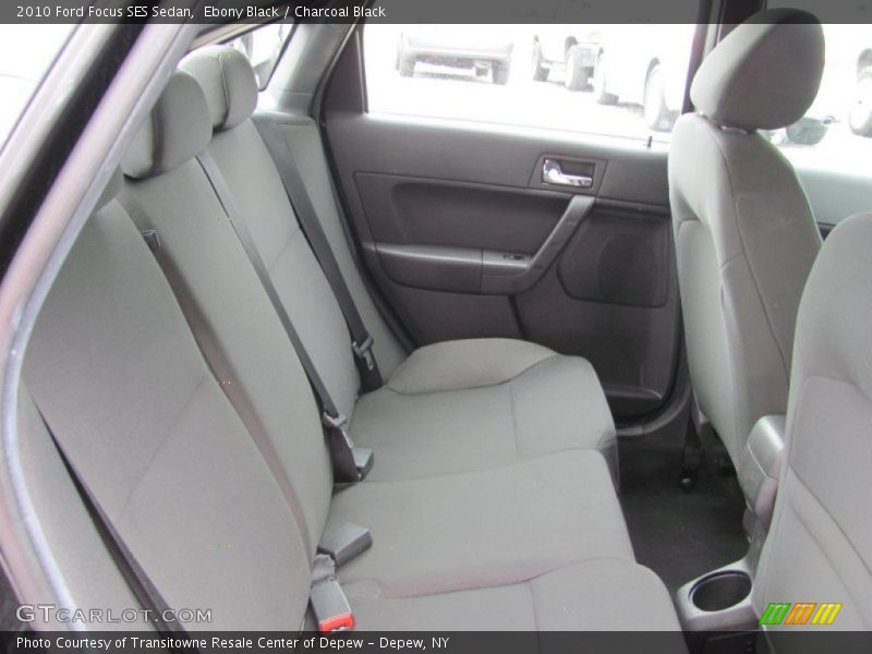 Ebony Black / Charcoal Black 2010 Ford Focus SES Sedan