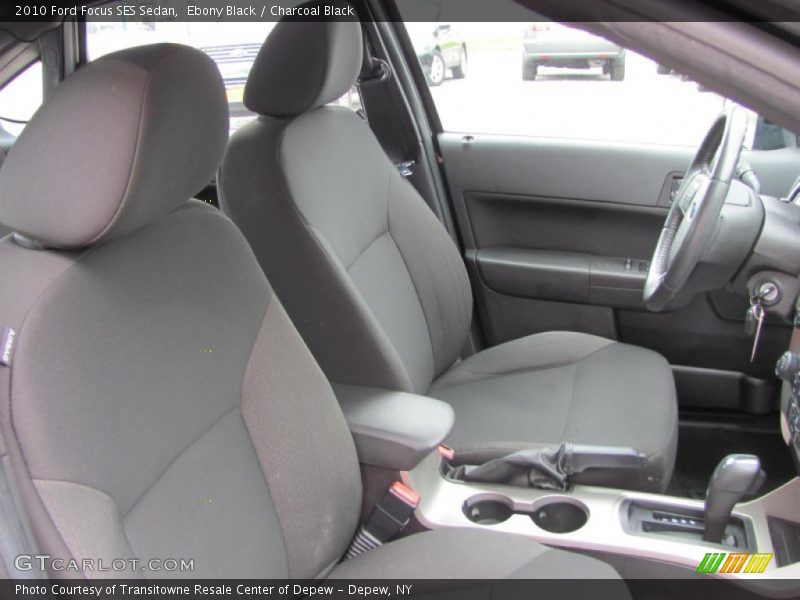 Ebony Black / Charcoal Black 2010 Ford Focus SES Sedan