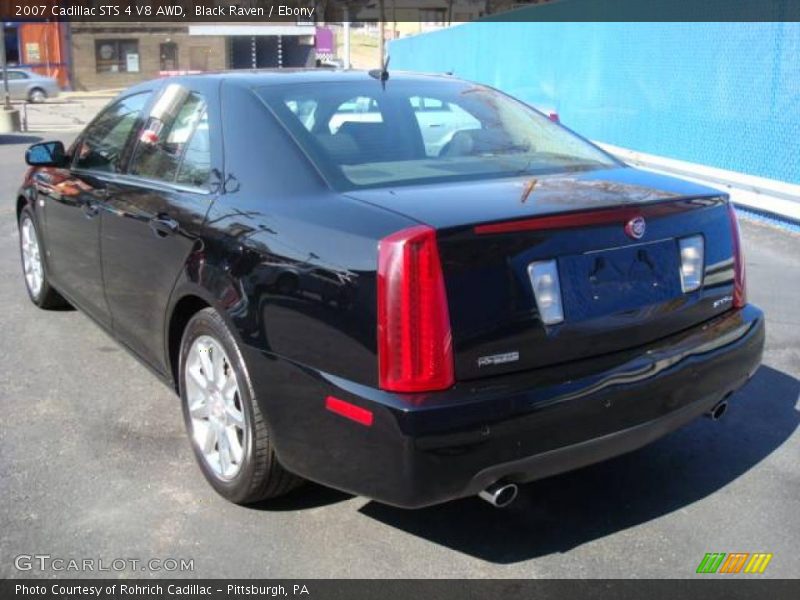 Black Raven / Ebony 2007 Cadillac STS 4 V8 AWD