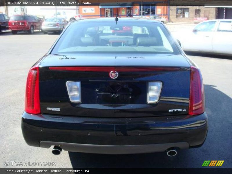 Black Raven / Ebony 2007 Cadillac STS 4 V8 AWD