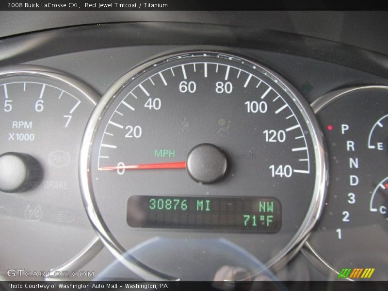 Red Jewel Tintcoat / Titanium 2008 Buick LaCrosse CXL